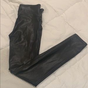 SPANX faux-leather leggings